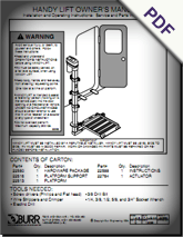 Handy Lift Instructions