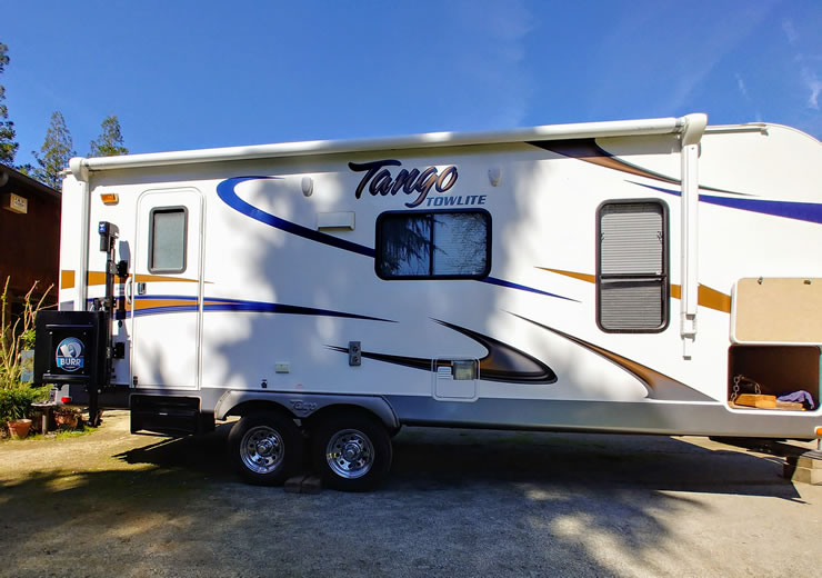 Mobile Lift attached to RV